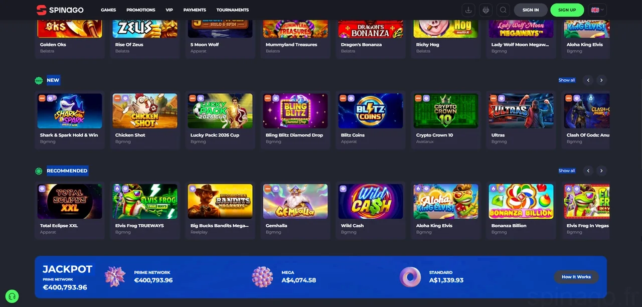 Spinago Casino Casino